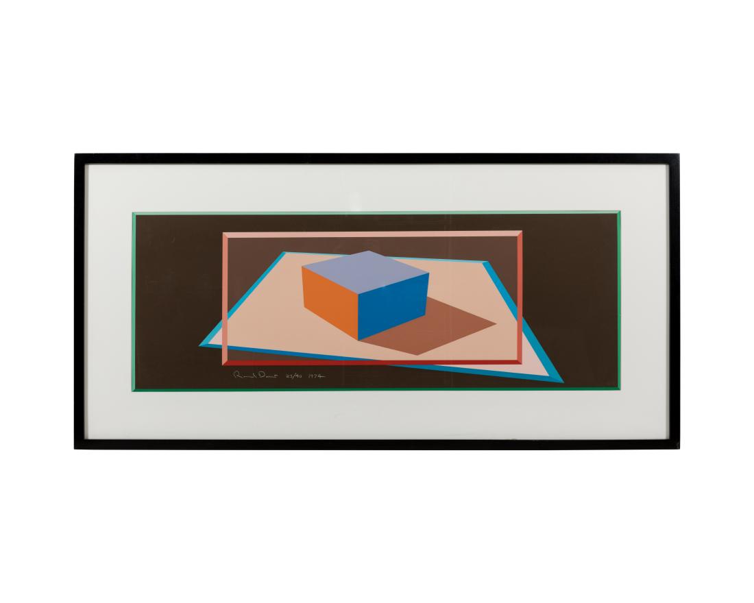 Ronald Davis Geometric Silkscreen (1 of 3)
