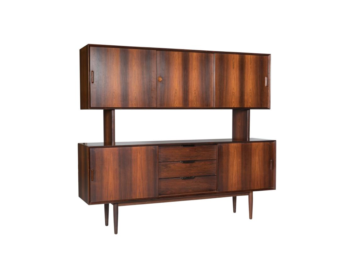 Danish Rosewood Two Part Credenza (1 of 7)