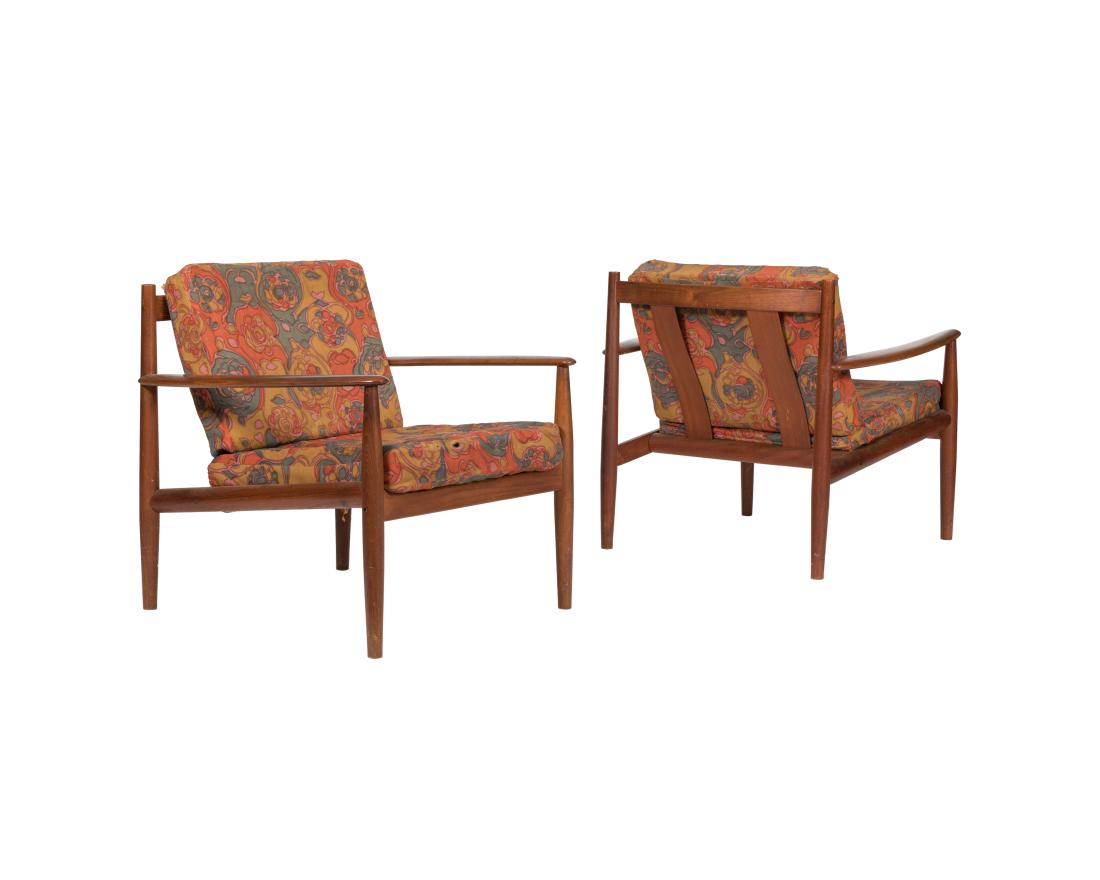 France and Sons Grete Jalk Arm Chairs - Signed (1 of 5)