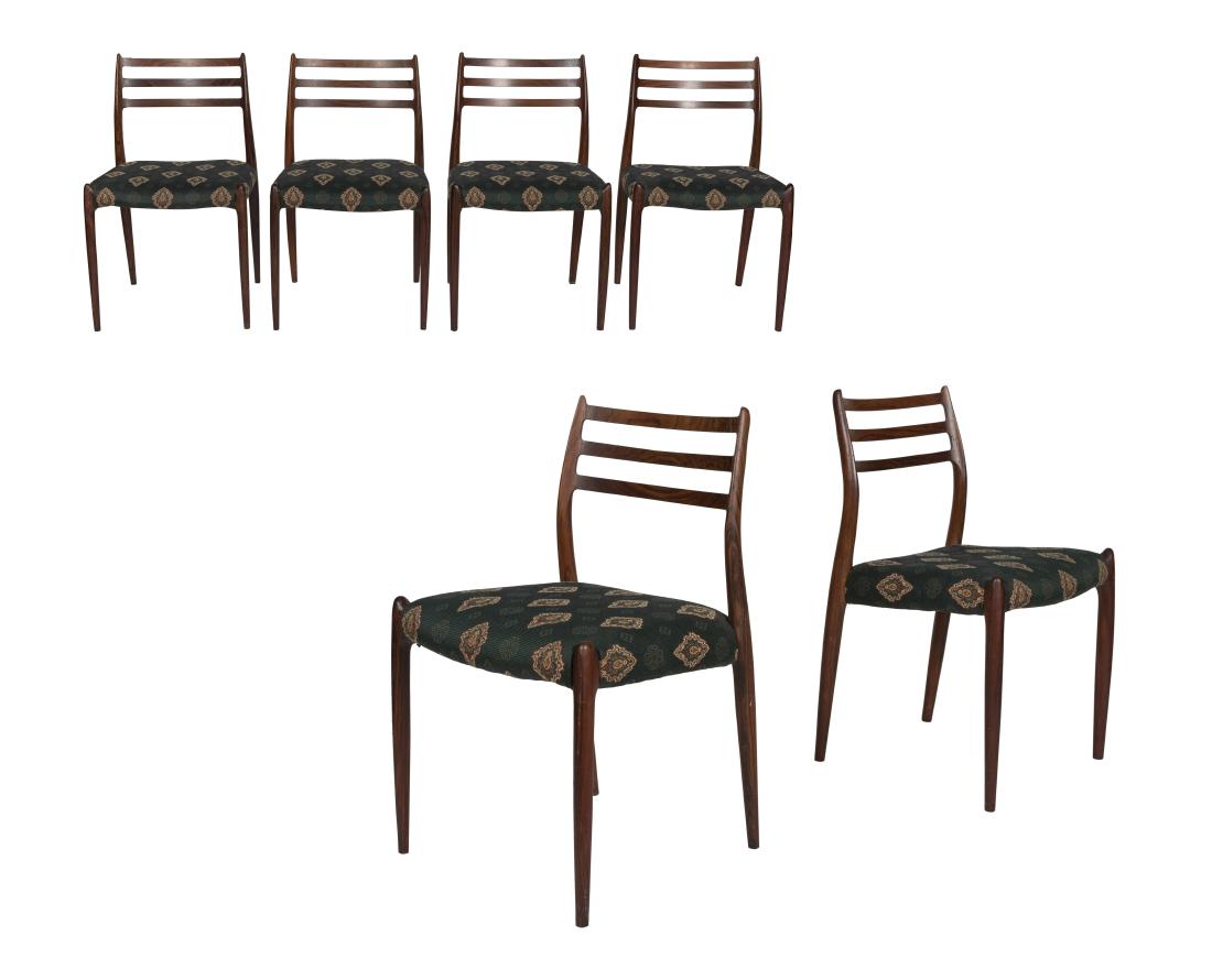 Niels Moller Model 78 Rosewood Dining Chairs - Six (1 of 6)