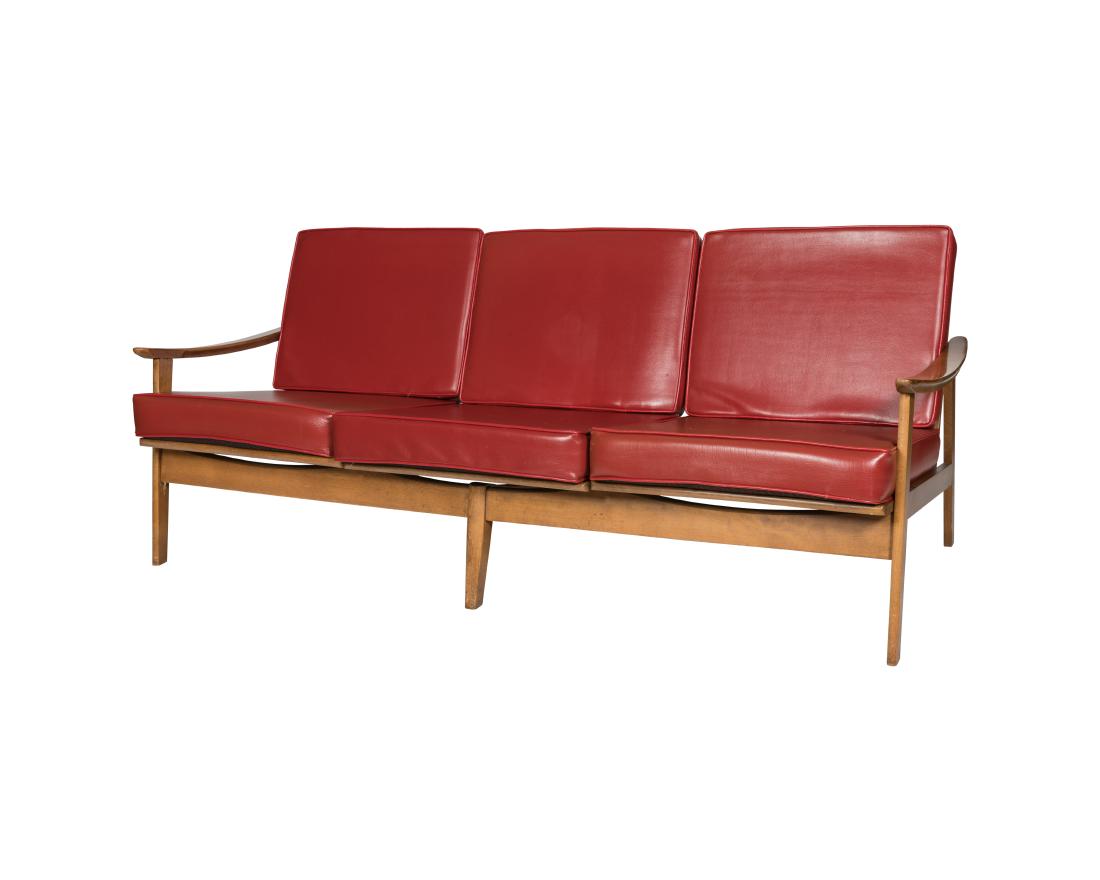 Mid Century Walnut Sofa (1 of 3)
