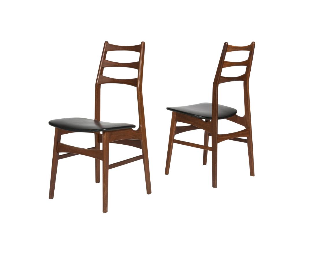 Danish Teak Pair Side Chairs (1 of 2)