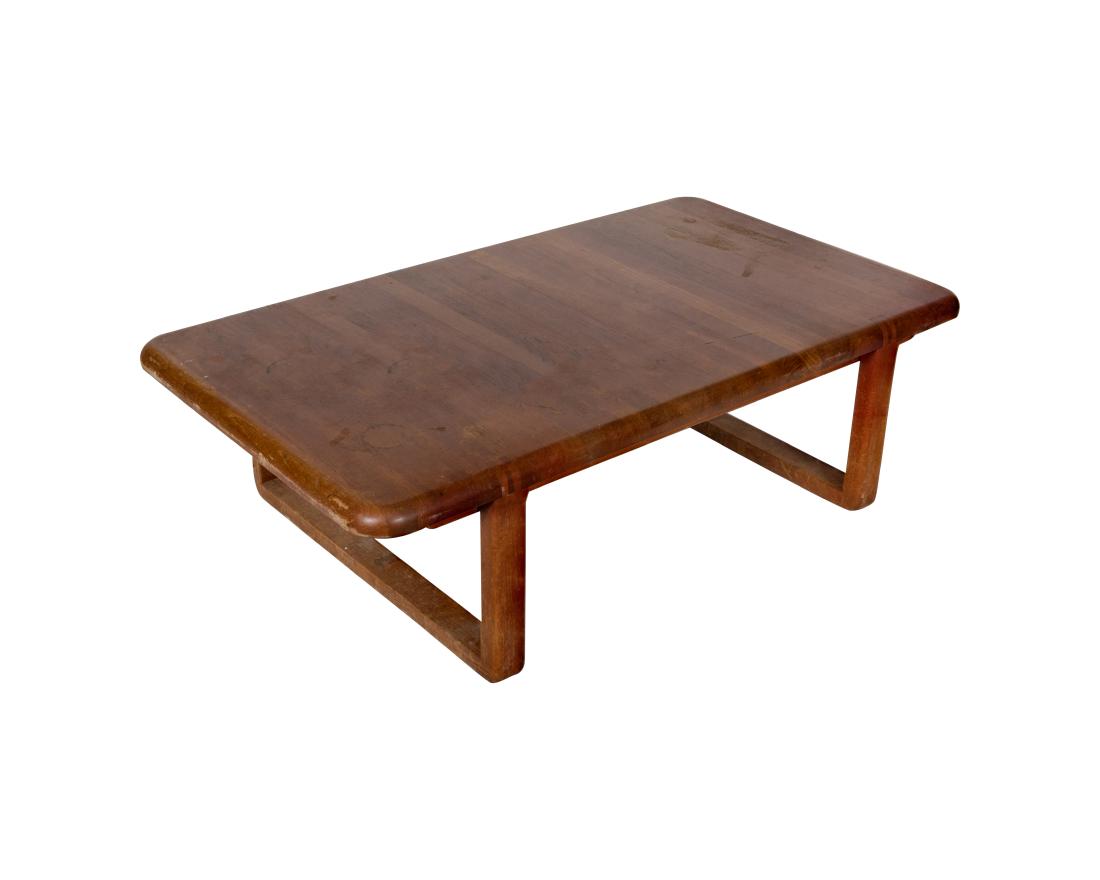 Danish Teak Woodblock Coffee Table (1 of 4)