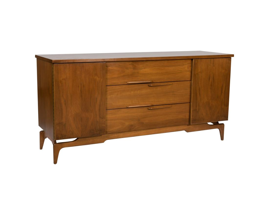 Young Manufacturing Walnut Credenza (1 of 2)