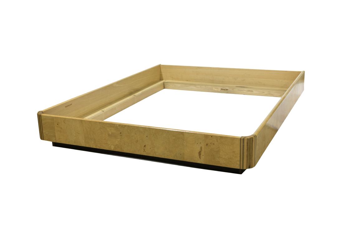 Henredon Scene Ii Burl Queen Bed Frame