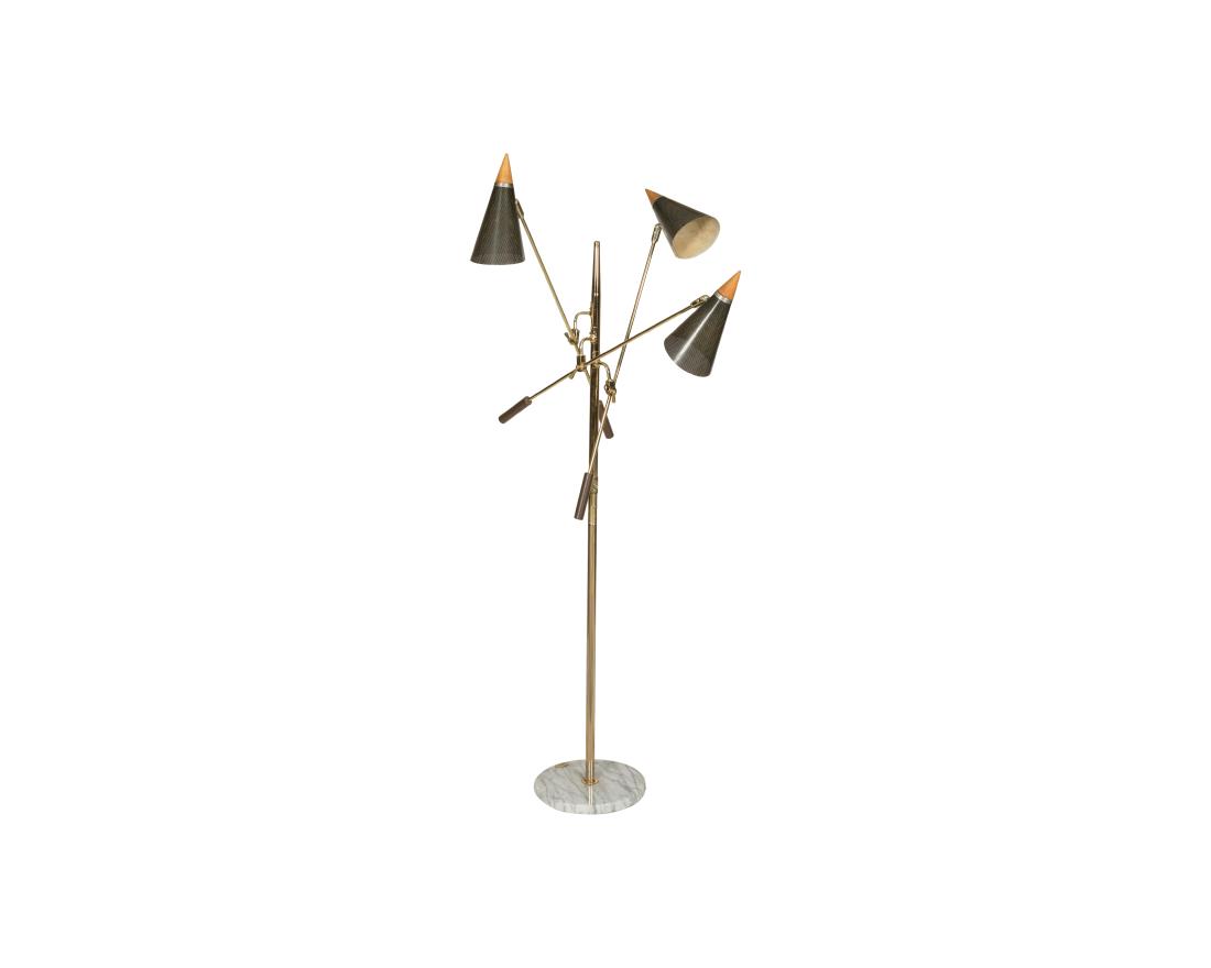 Lightolier Three Arm Floor Lamp (1 of 4)