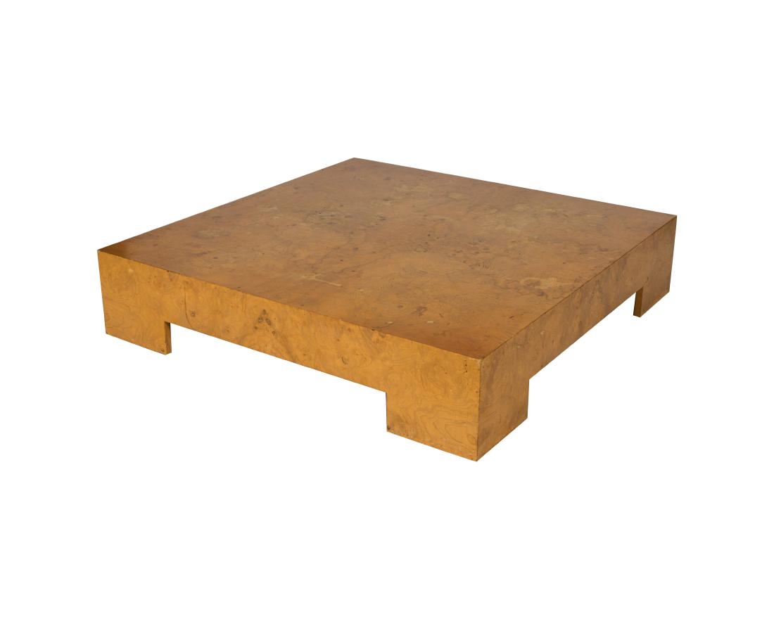 Milo Baughman Thayer Coggin Burl Coffee Table (1 of 3)
