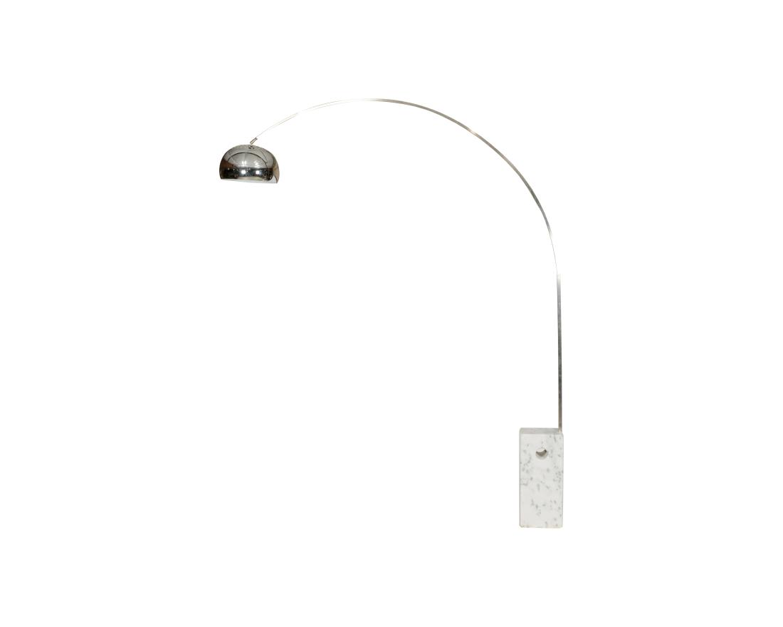 Carrara Marble Arc Lamp (1 of 3)