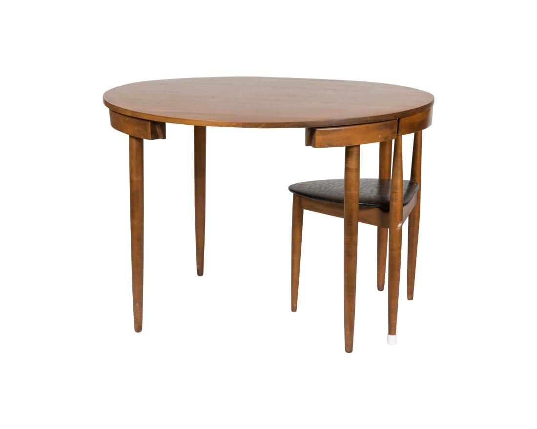 Hans Olsen for Frem Rojle Table and Single Chair (1 of 4)