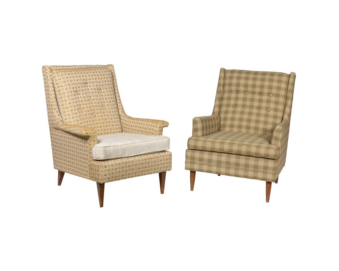 Two Mid Century Lounge Chairs (1 of 1)