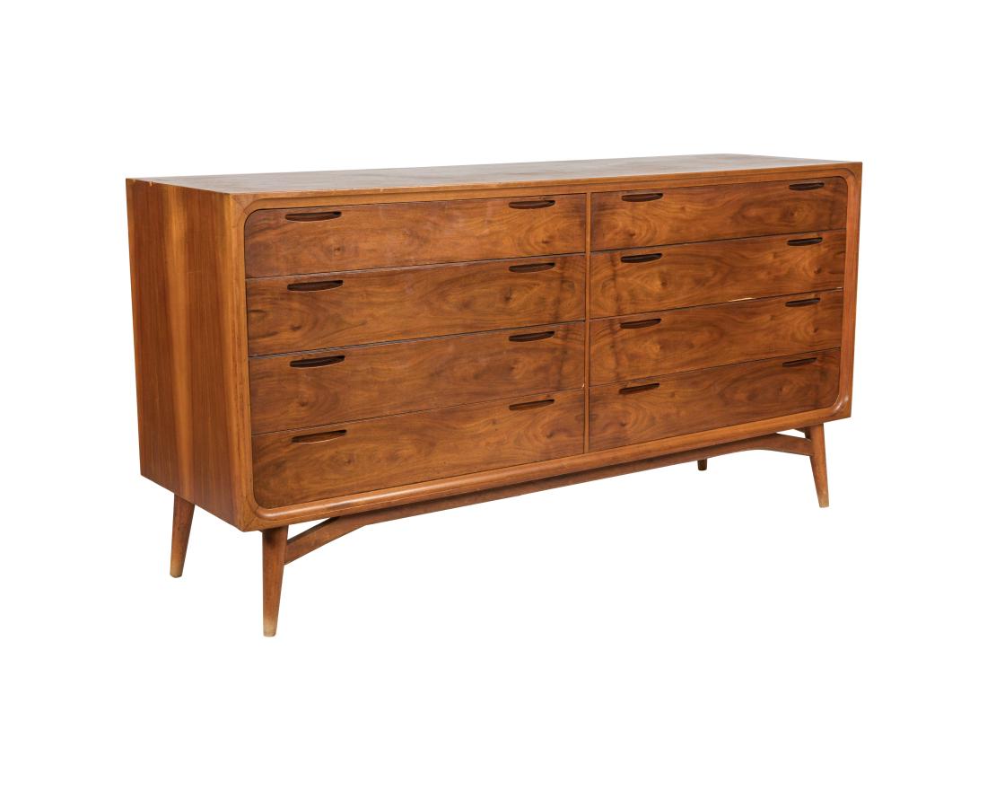 Scandinavian Walnut Double Dresser (1 of 6)