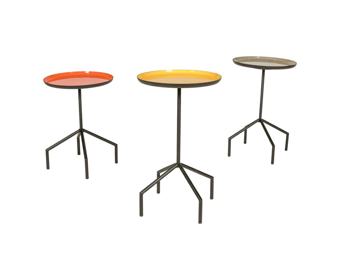 Graduated Enameled Iron Tables (1 of 3)