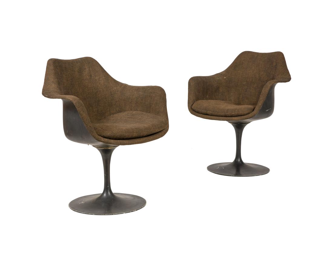 Knoll Tulip Swivel Chairs - Signed - Pair (1 of 6)
