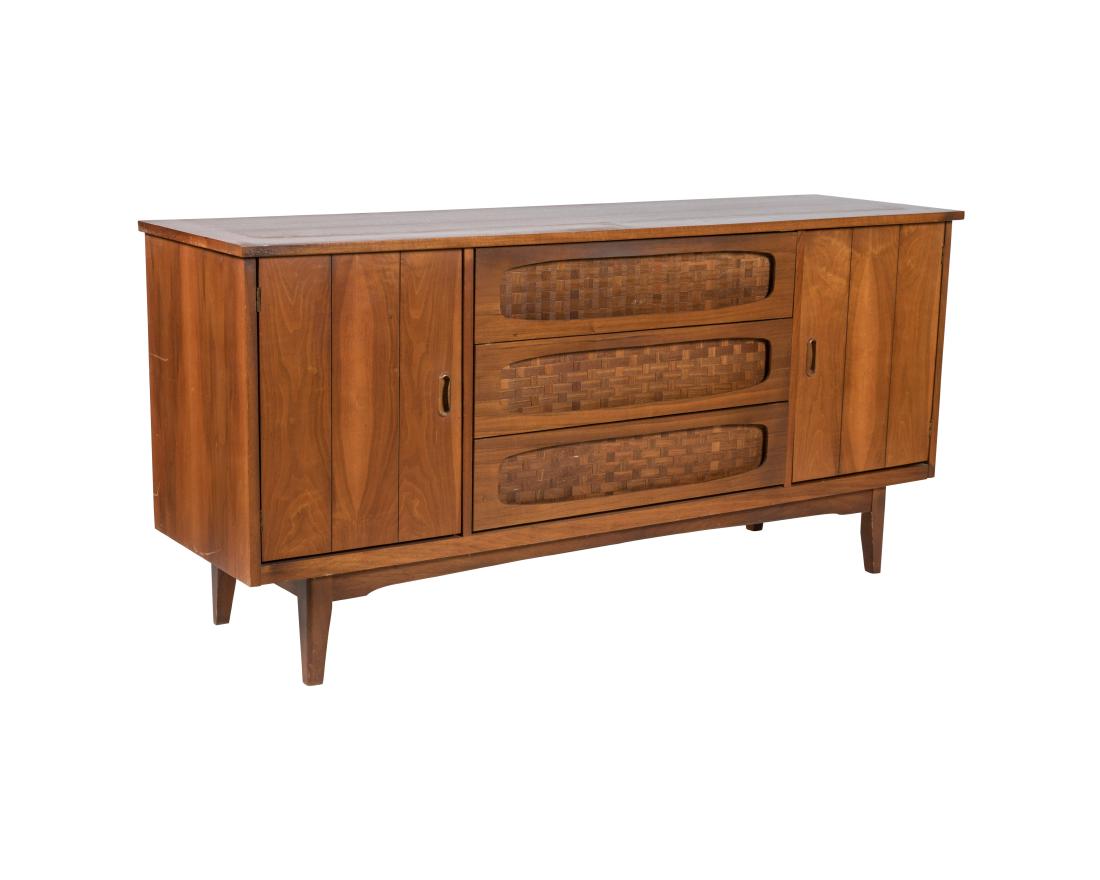 Mid Century Walnut Credenza (1 of 3)