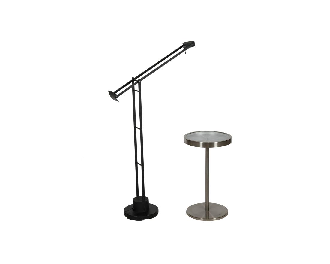 Italian Lamp and Umbra Pedestal Clock (1 of 3)