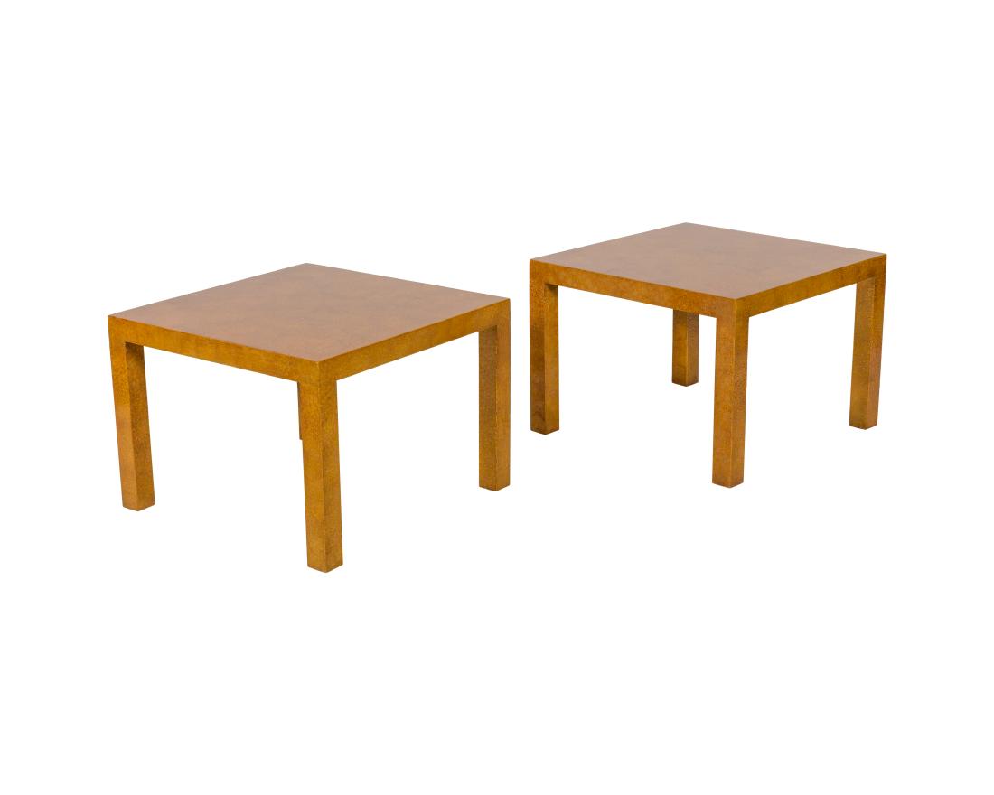 Henredon Low Parsons Tables - Pair (1 of 2)