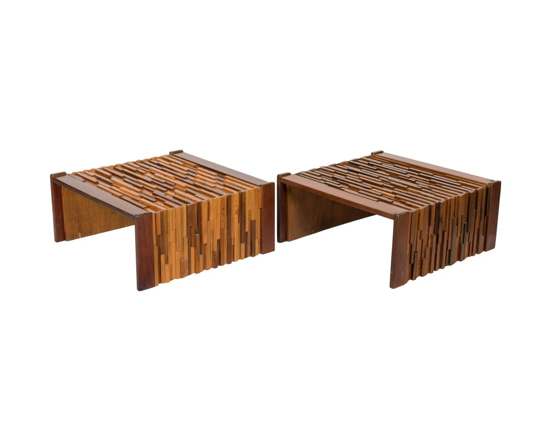 Percival Lafer End Tables - Pair (1 of 3)