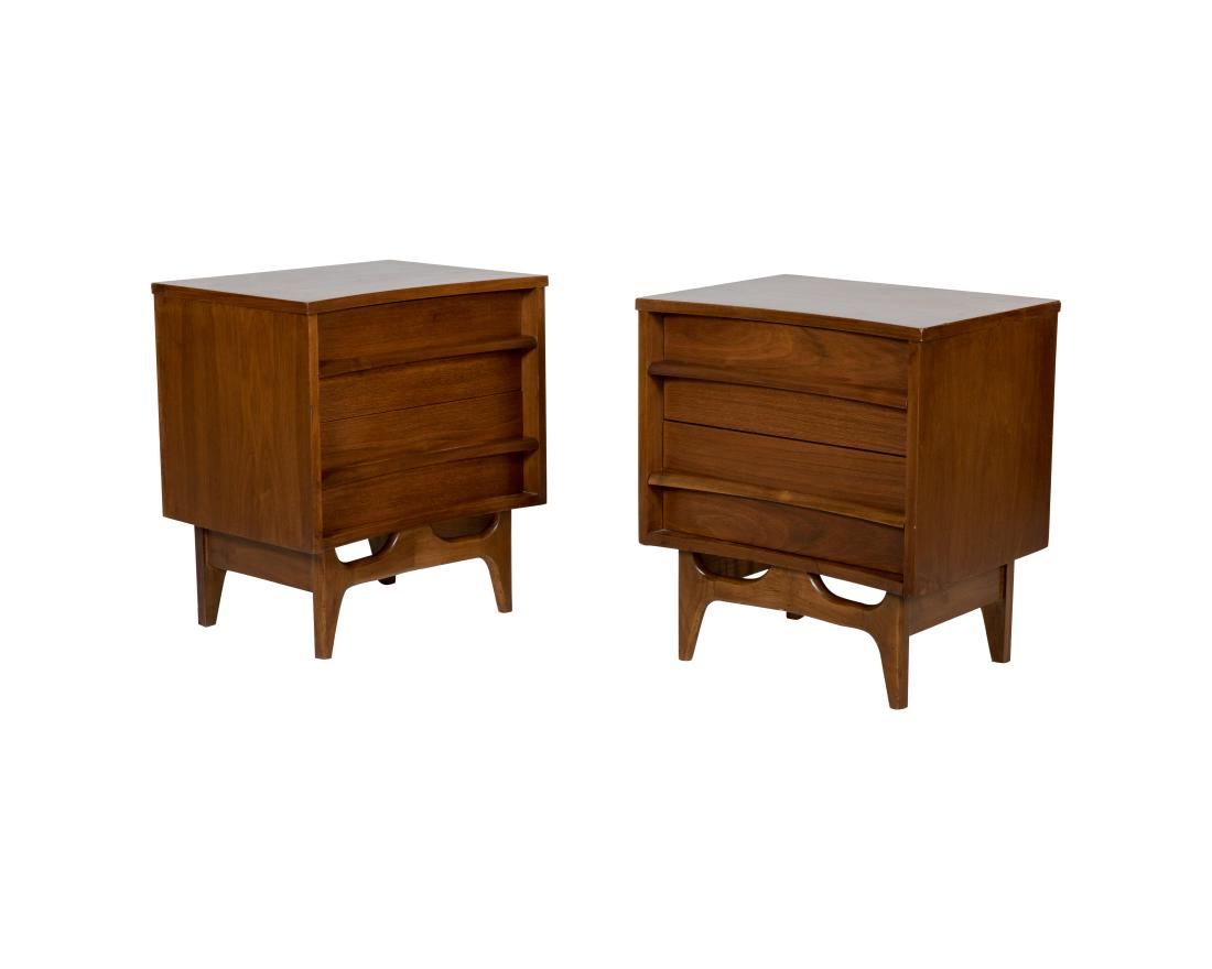 Young Manufacturing Co. Walnut Nightstands - Pair (1 of 3)