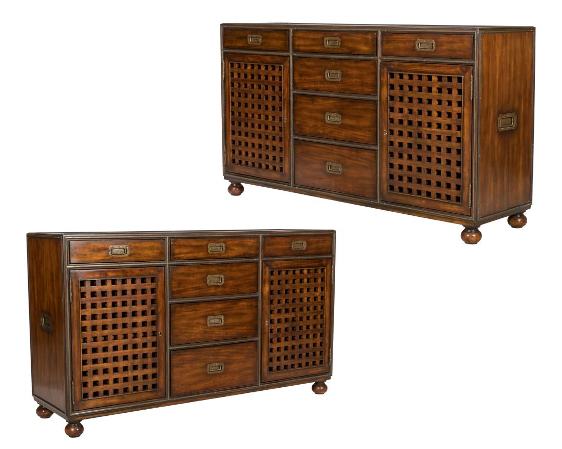 Theodore Alexander Walnut Credenzas - Pair (1 of 6)