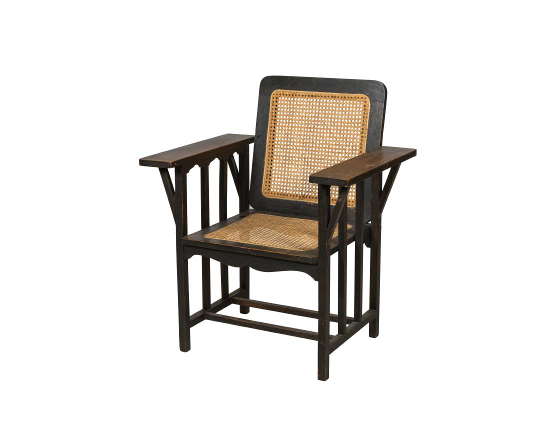 Mission Style Arm Chair - Pierre Jeanneret (Attr.) (1 of 4)