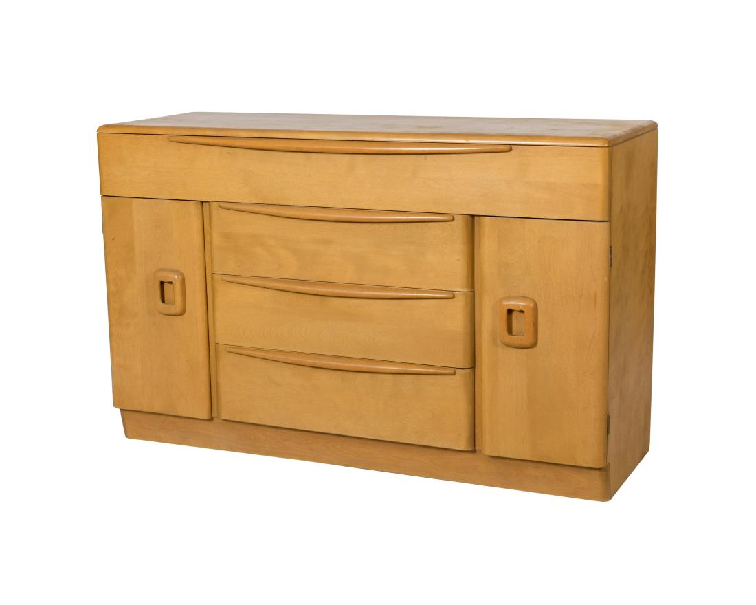 Heywood Wakefield Credenza: Description - A Heywood Wakefield credenza. Dimensions - 34" x 54" x 19"