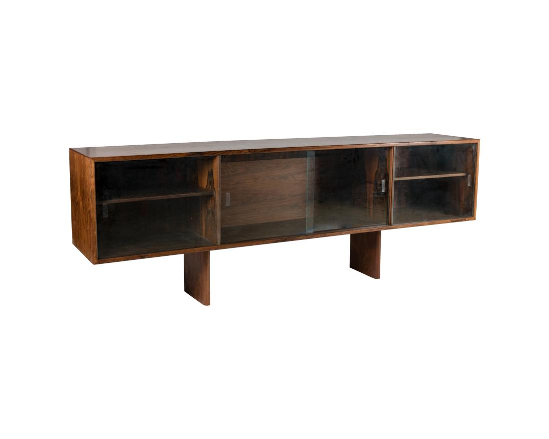 Danish Rosewood Credenza Top: Description - A Danish rosewood credenza top. Dimensions - 28" x 79" x 15"