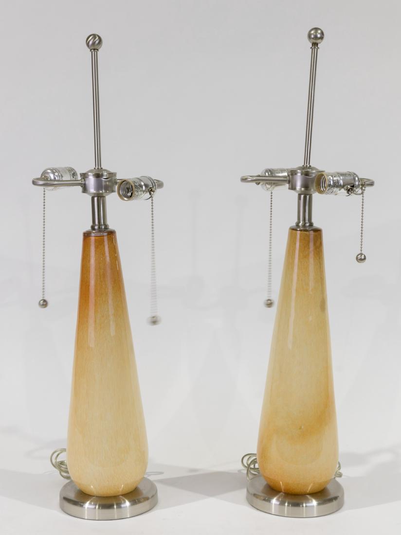 Pair Murano Table Lamps (1 of 1)
