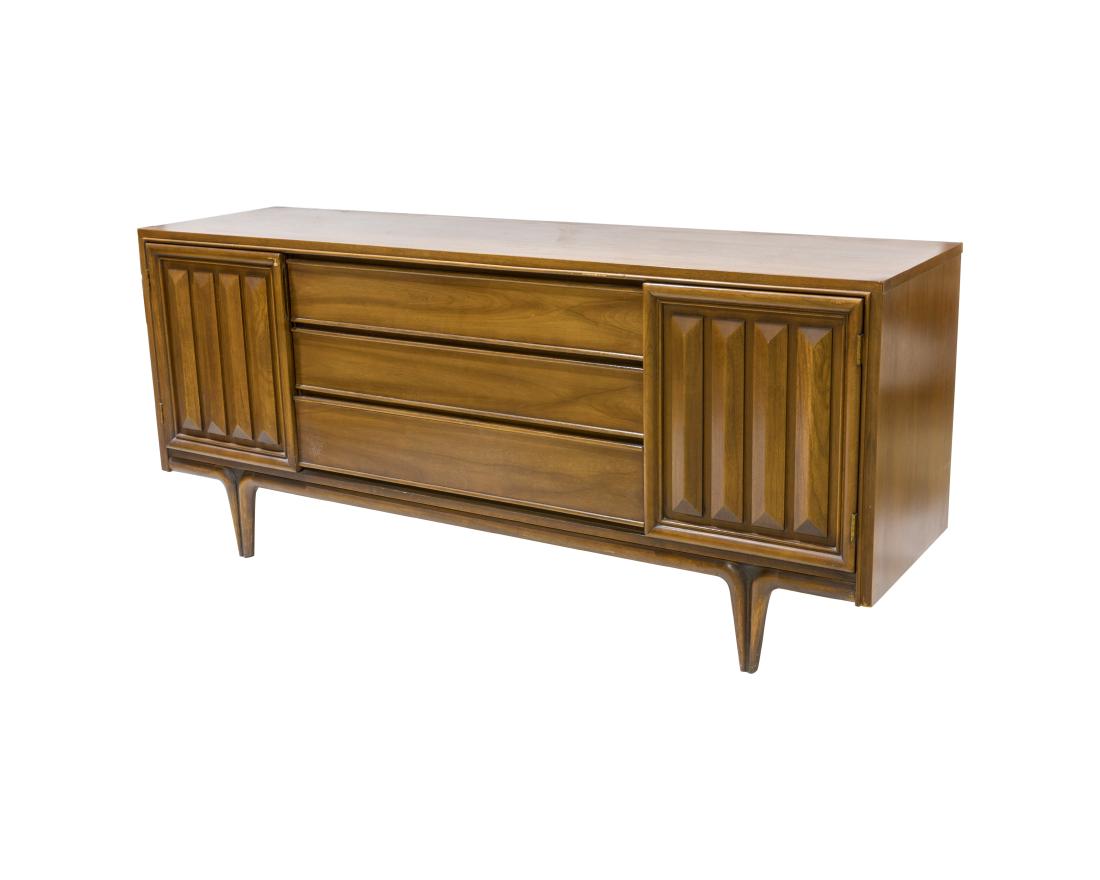 Walnut Long Dresser (1 of 4)