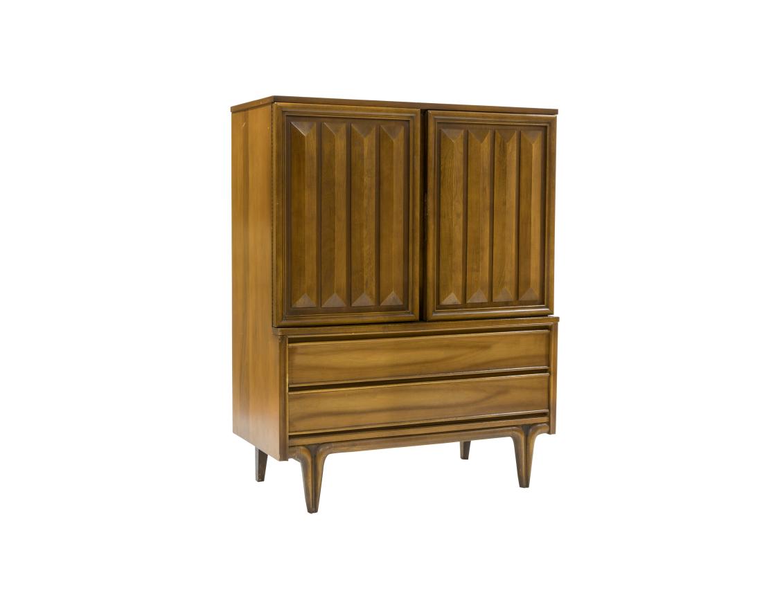 Walnut Highboy Dresser (1 of 4)