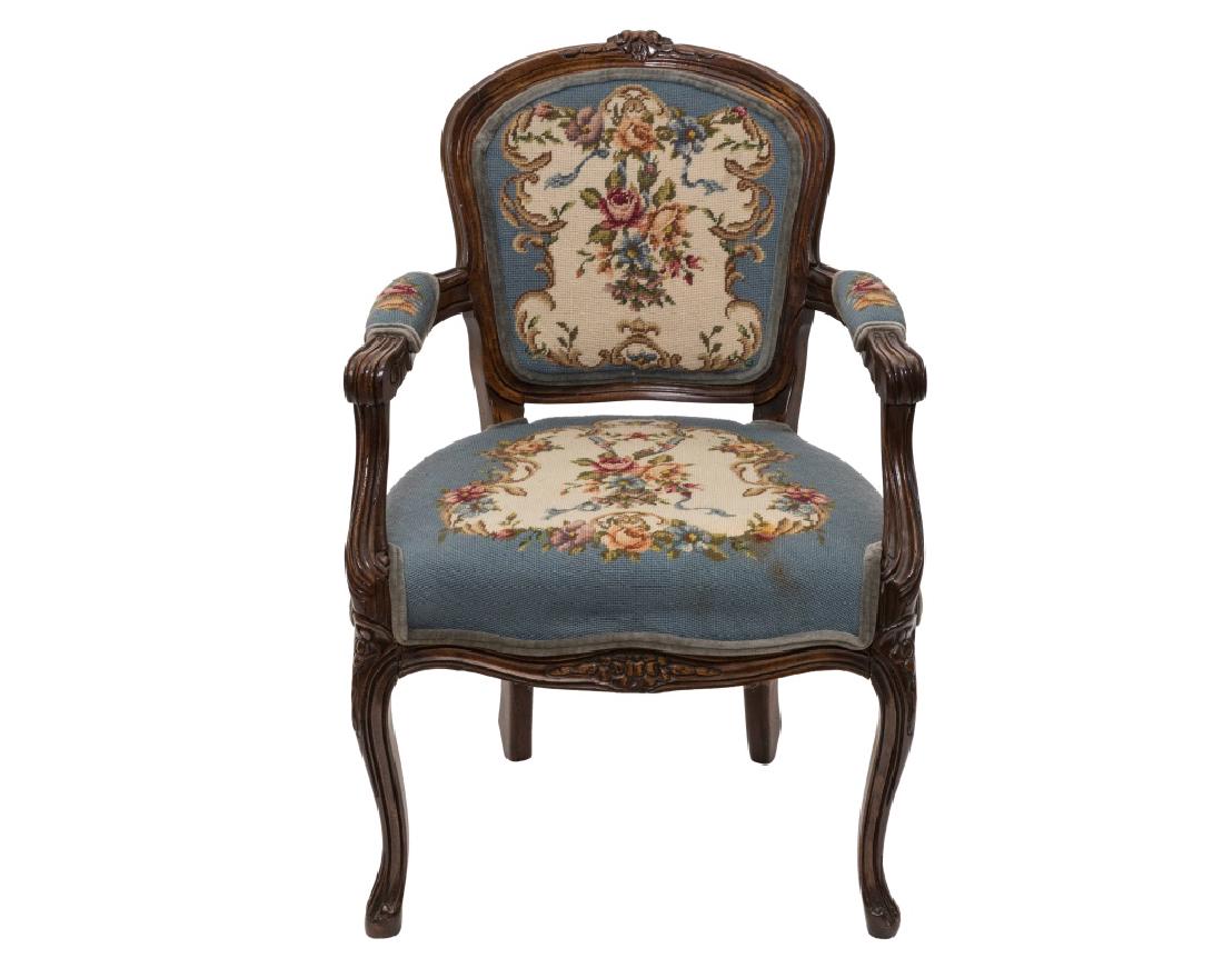 French Needlepoint Arm Chair (1 of 4)