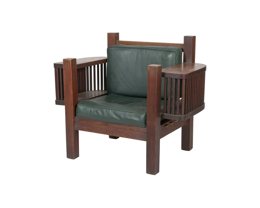 Mission Oak Book Chair (1 of 5)