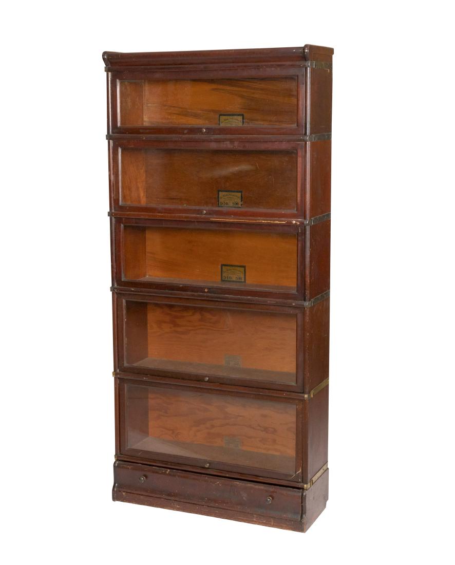 Globe Wenicke Mahogany Barrister Bookcase (1 of 3)