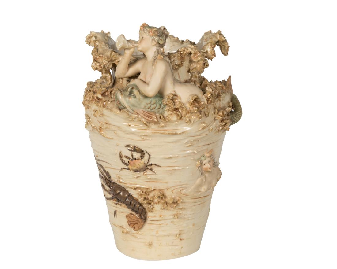 Royal Dux Figural Vase (1 of 5)