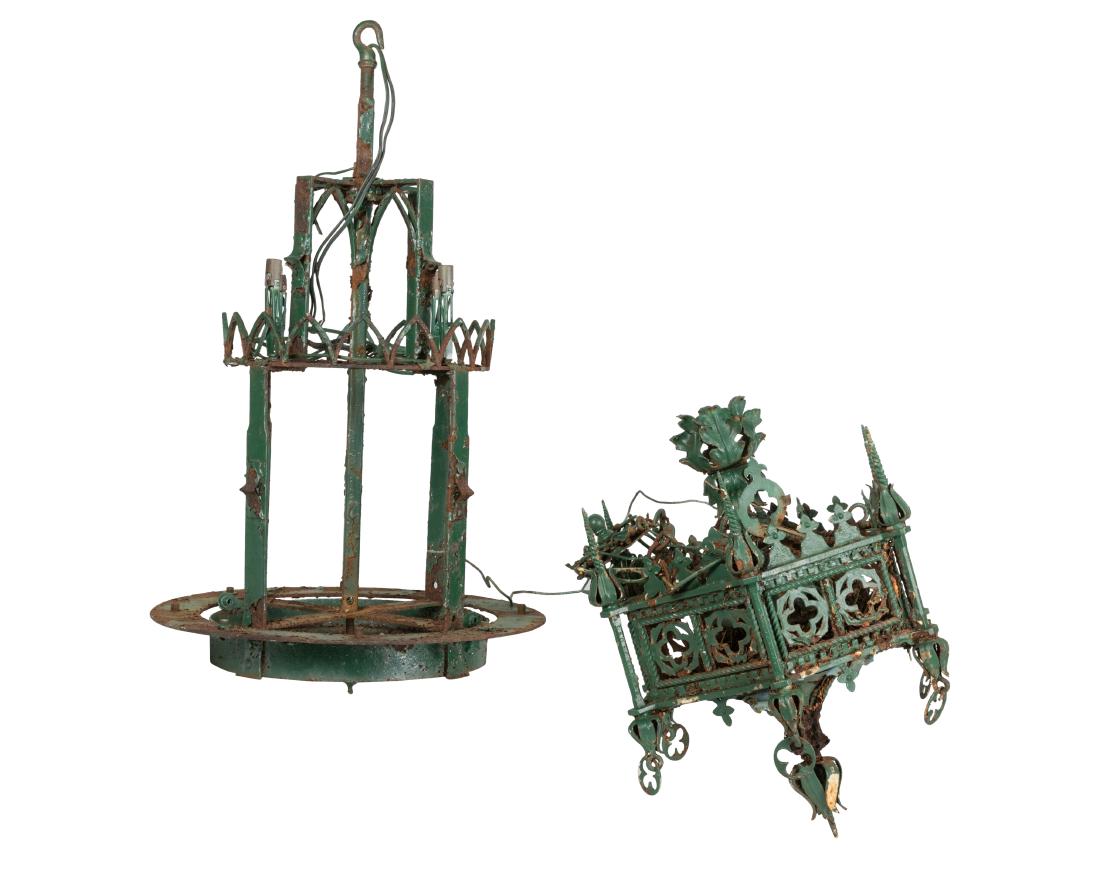 Two Gothic Style Chandeliers (1 of 3)