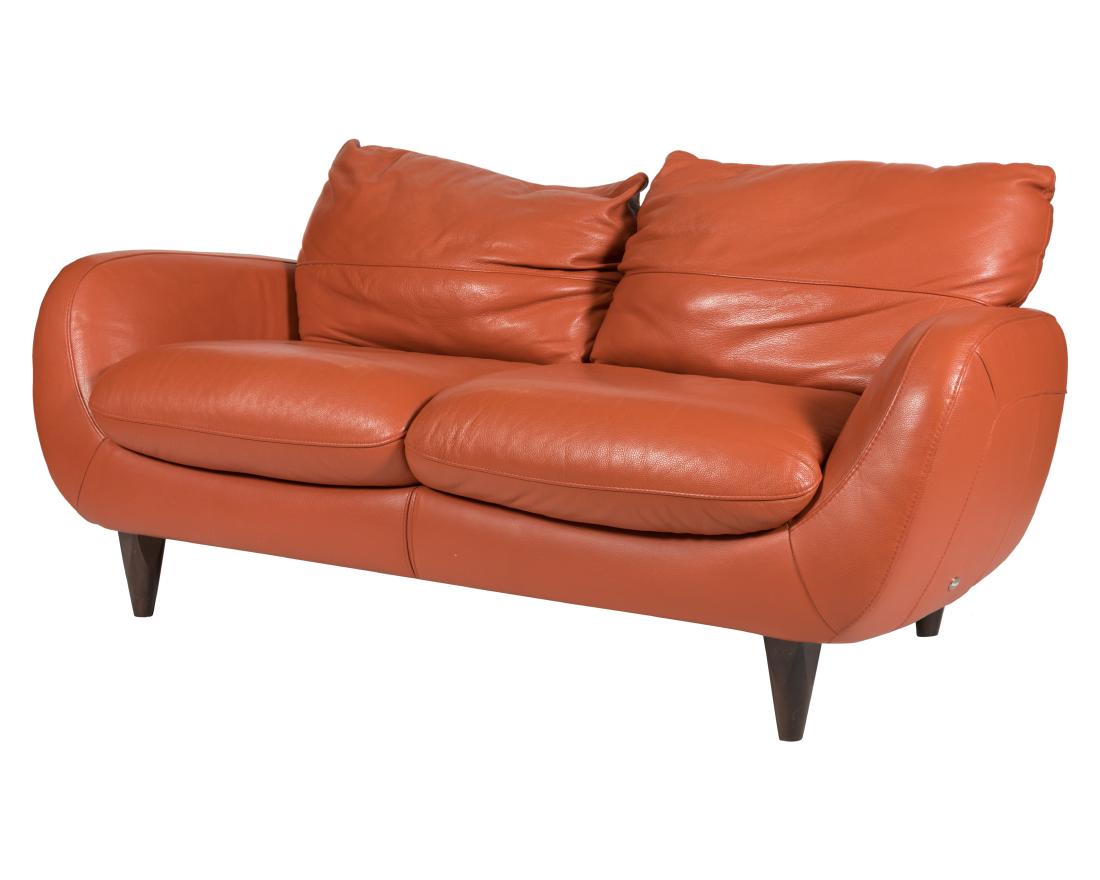 Italsofa Italian Leather Loveseat Mar 15 2018 Regency Auction House In Nj