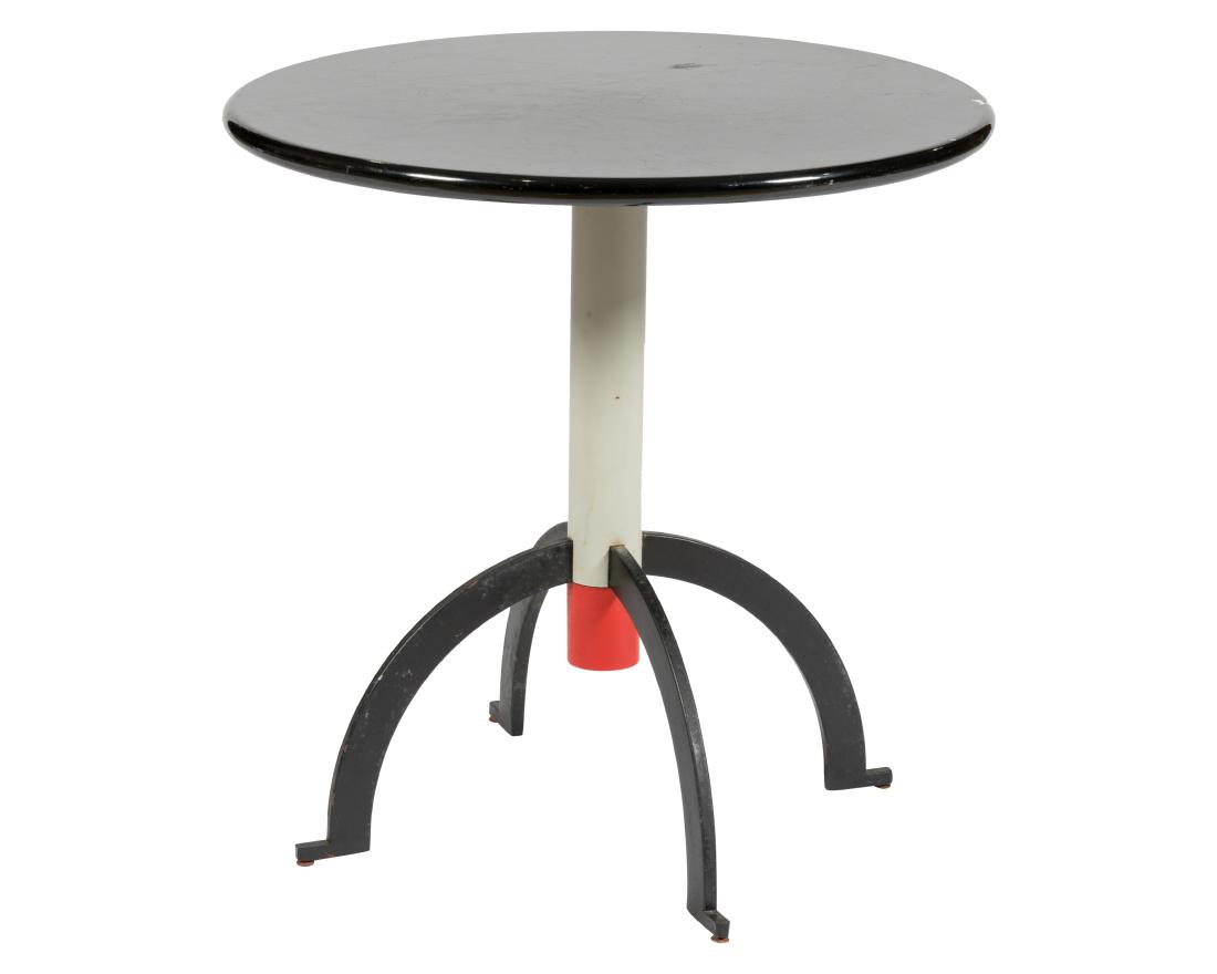 Italian Metal Memphis Style Side Table (1 of 5)