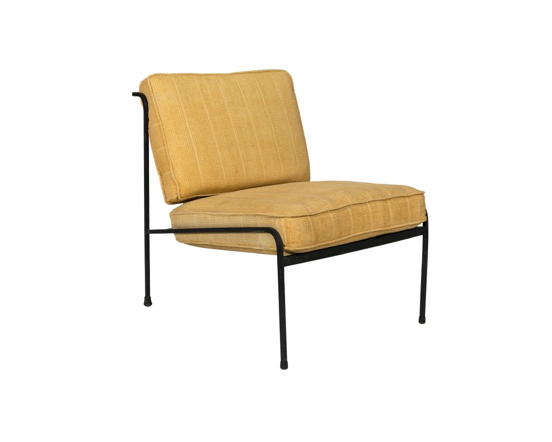 George Nelson Arbuck Style Iron Chair (1 of 3)