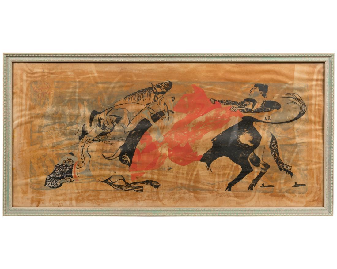 Frederick O'Hara - Woodcut - "Picador" - Signed (1 of 5)