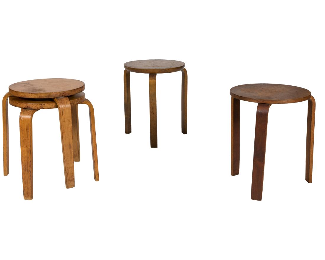 Two Pairs of Bentwood Tables (1 of 3)