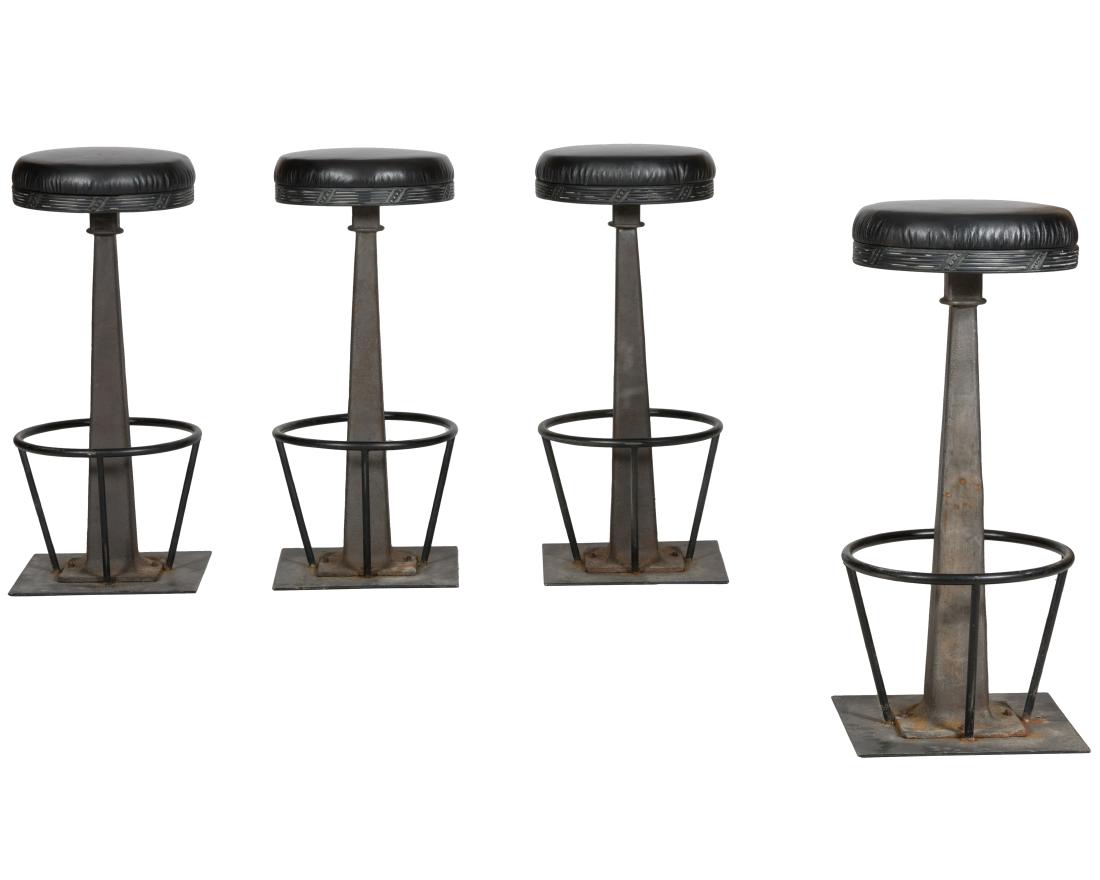 Four Industrial Stools (1 of 2)