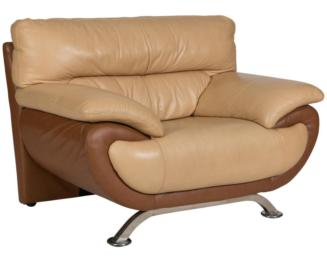Leather Oversized Chair (1 of 2)