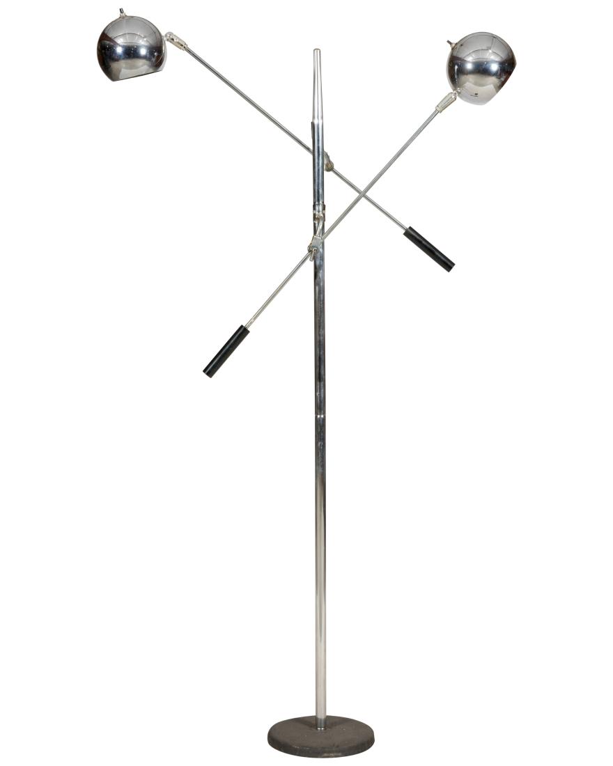 Sonneman Style Two Light Eyeball Floor Lamp (1 of 2)