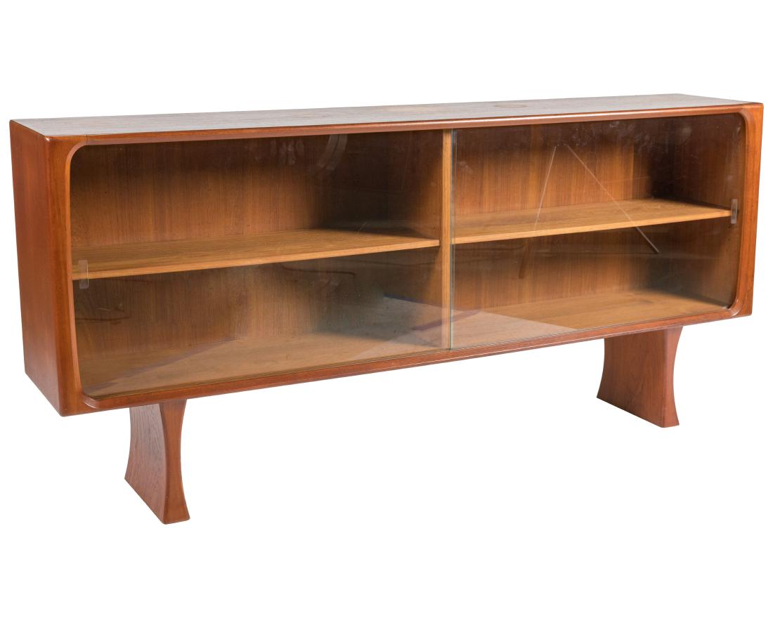 Danish Teak Credenza Top: Description - Danish teak credenza top. Dimensions - 30" x 65" x 12.5"