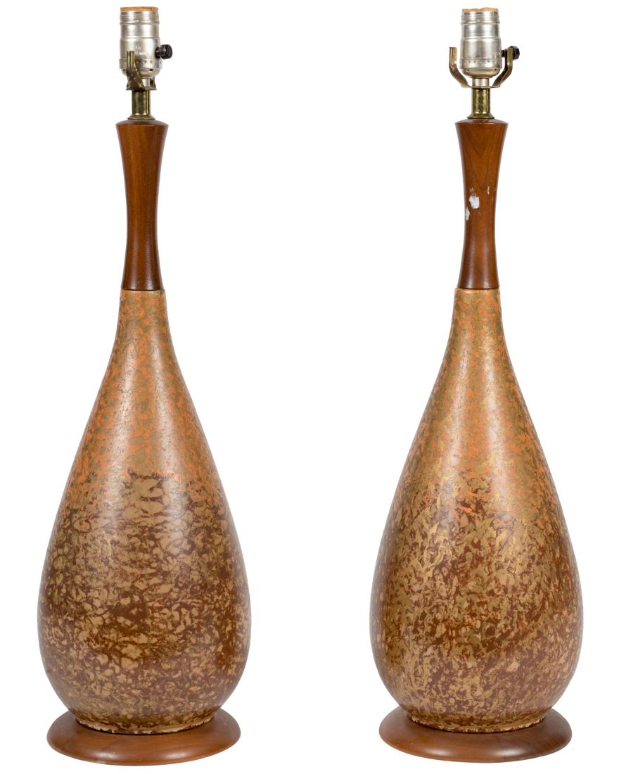 Danish Style Lamps - Pair (1 of 3)