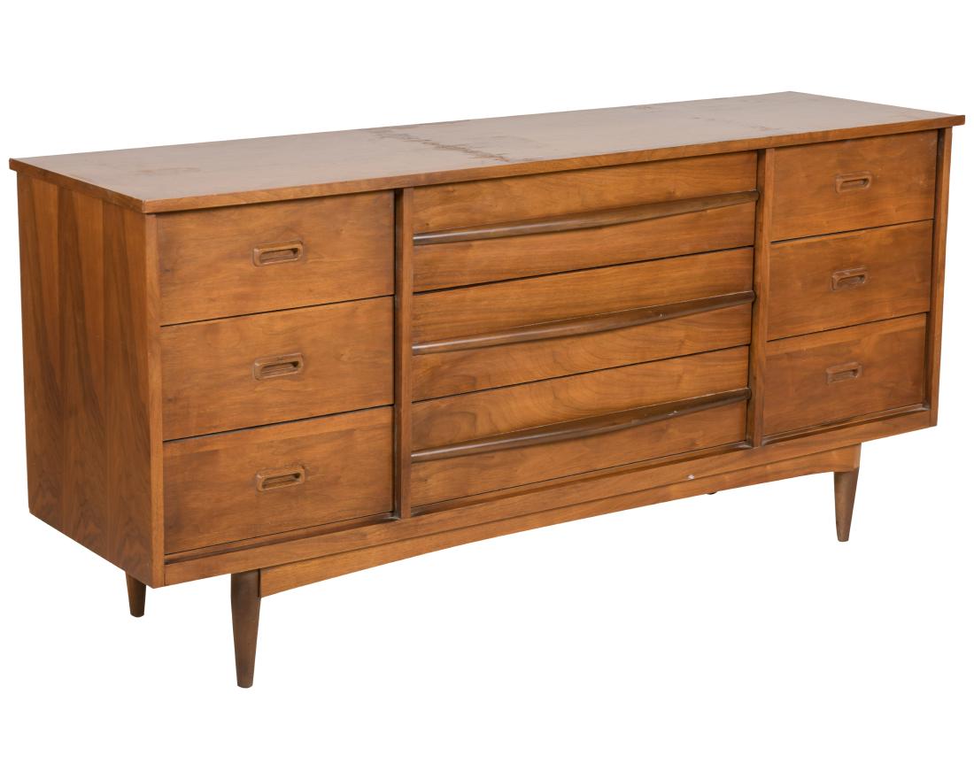 Danish Style Walnut Credenza (1 of 2)