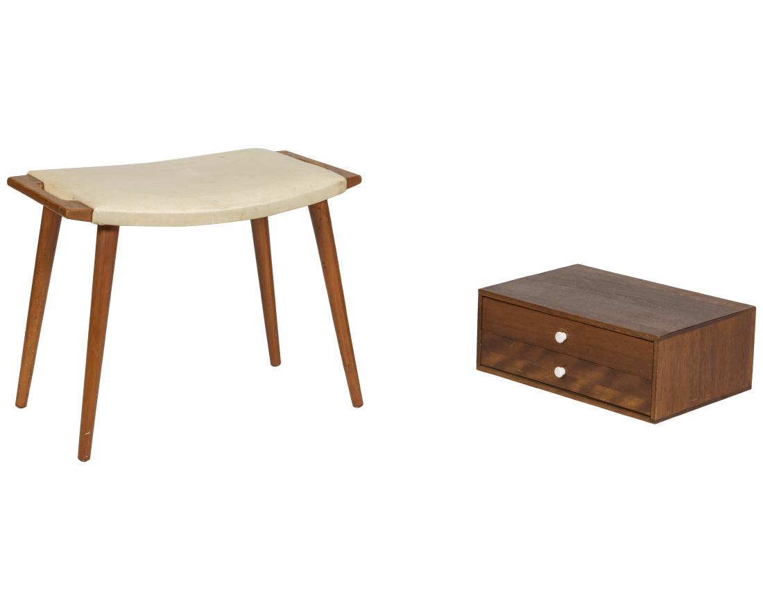 Papa Bear Style Stool and Danish Jewelry Box (1 of 3)