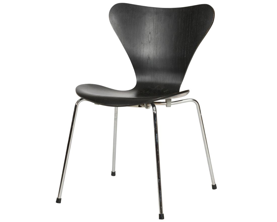 Arne Jacobsen for Frit Hansen Series 7 Chair: Description - Arne Jacobsen for Frit Hansen Series 7 chair. Dimensions - 30.25" x 18.25" x 16.5"