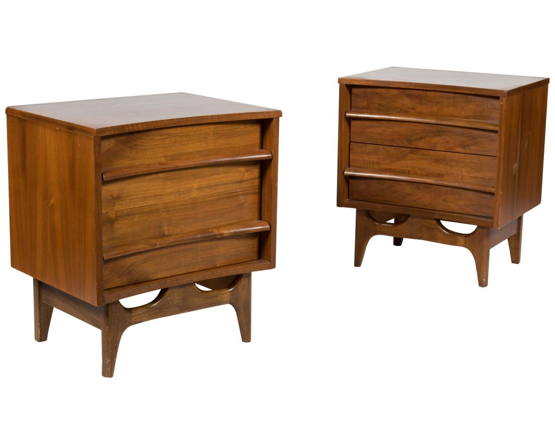 United Furniture Co. Walnut Nightstands - Pair (1 of 4)