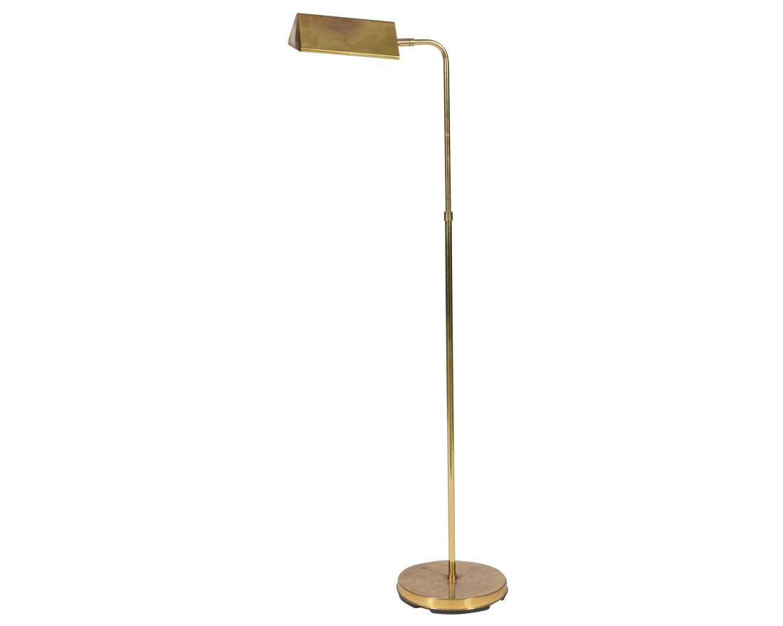 Koch and Lowy Adjustable Brass Floor Lamp (1 of 3)