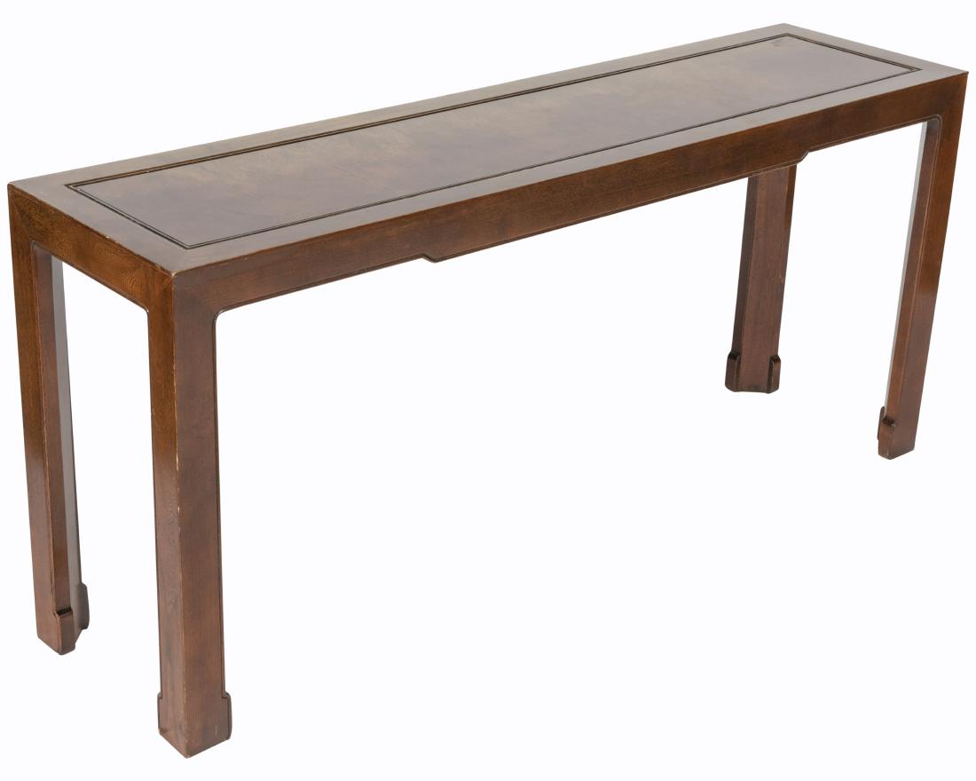 Baker Chinese Modern Sofa Table - Signed (1 of 4)